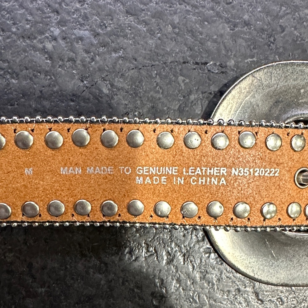 Blazin Roxx Mossy Oak Breakup Camo Belt Studded Rhinestones - Picture 2 of 9